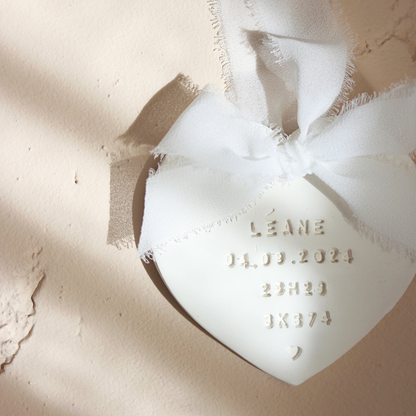 Médaillon Naissance Coeur