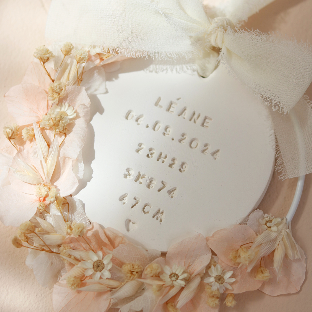 Composition Florale Rond Naissance