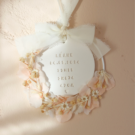 Composition Florale Rond Naissance