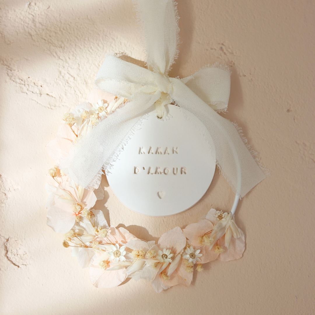 Composition Florale Rond Maman d'Amour