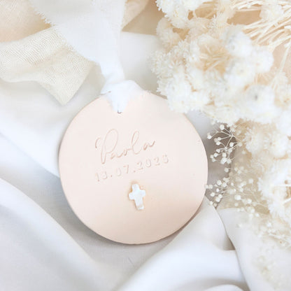 Cadeau Invité Baptème parfumé Rond