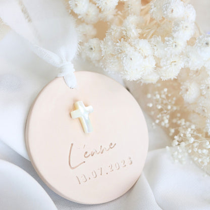Cadeau Invité Baptème parfumé Rond