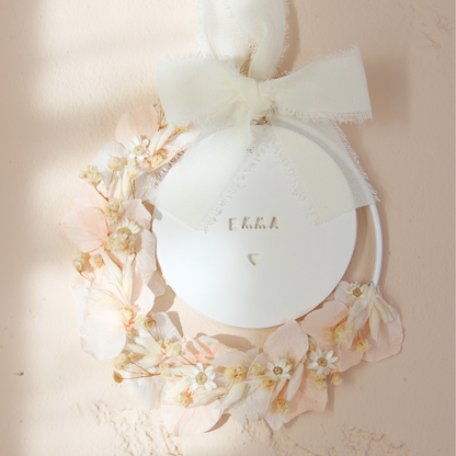 Composition Florale Rond Prénom