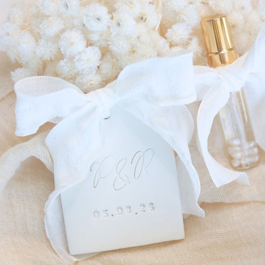 Cadeau Invité Mariage parfumé Noeud