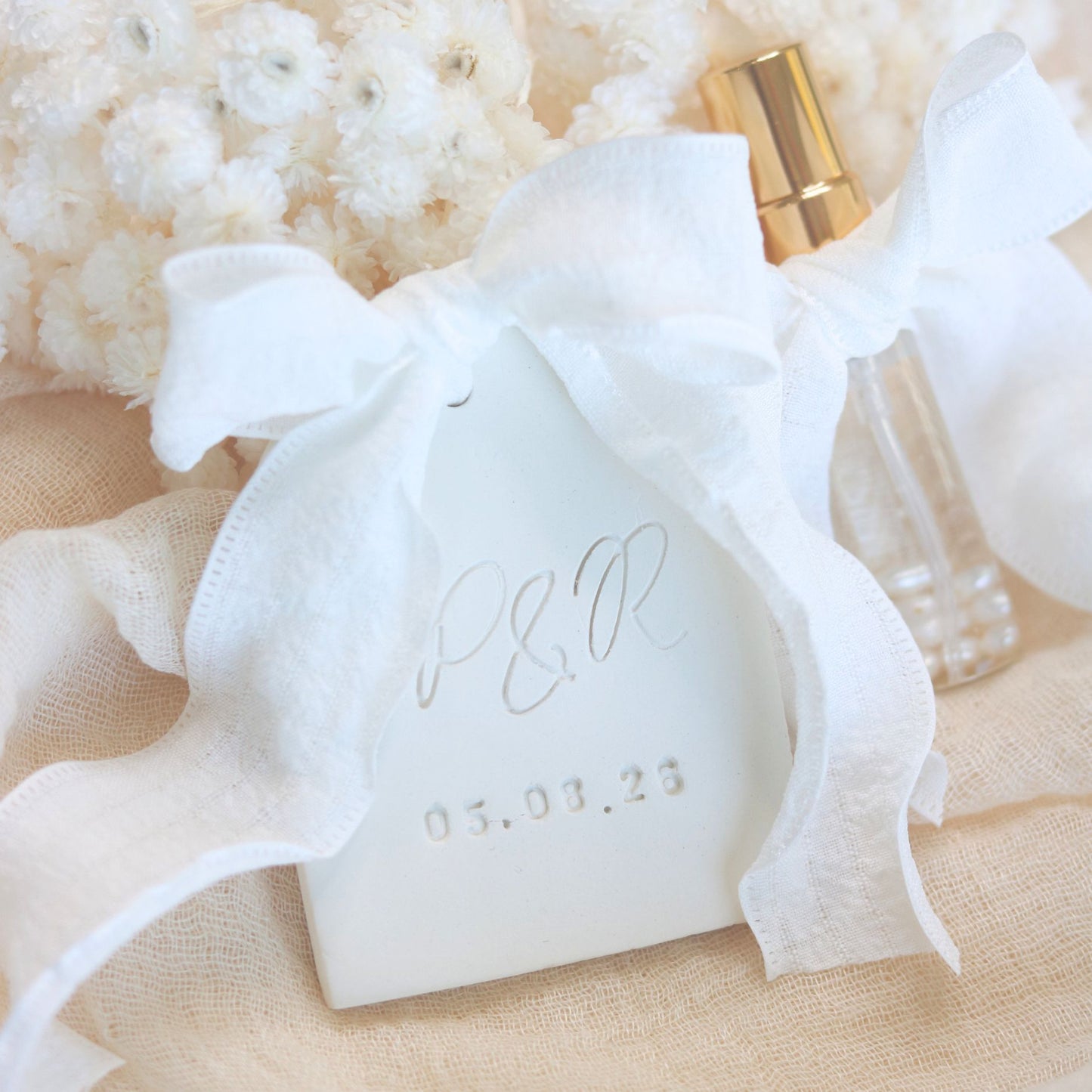 Cadeau Invité Mariage parfumé Noeud