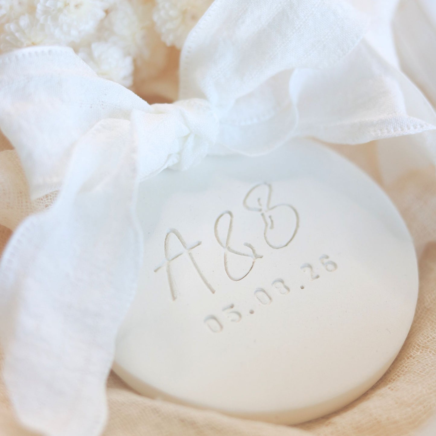 Cadeau Invité Mariage parfumé Noeud rond