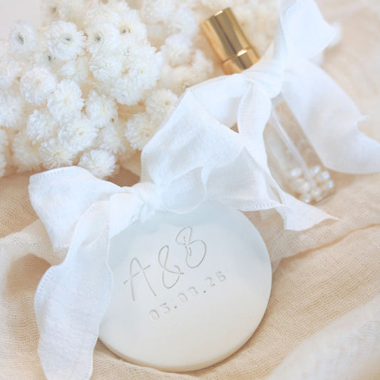 Cadeau Invité Mariage parfumé Noeud rond