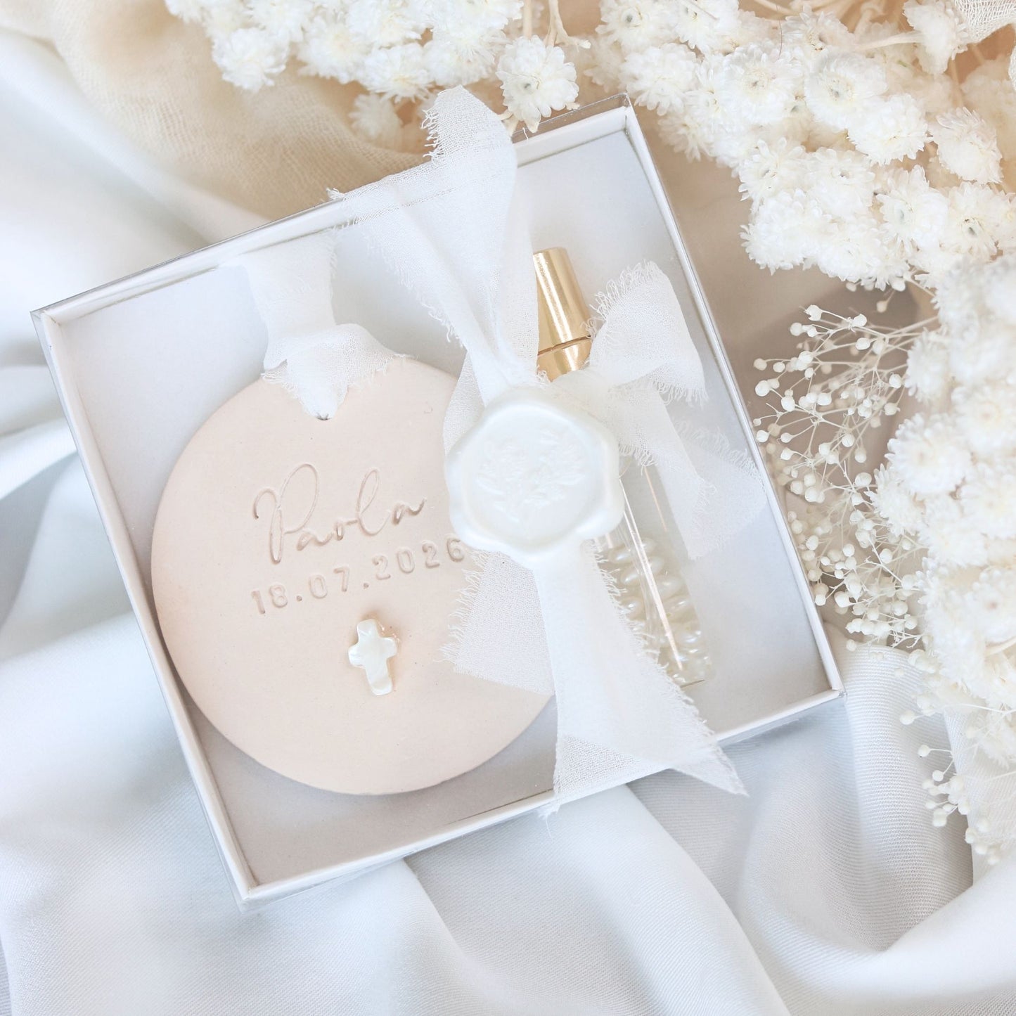 Cadeau Invité Baptème parfumé Arche