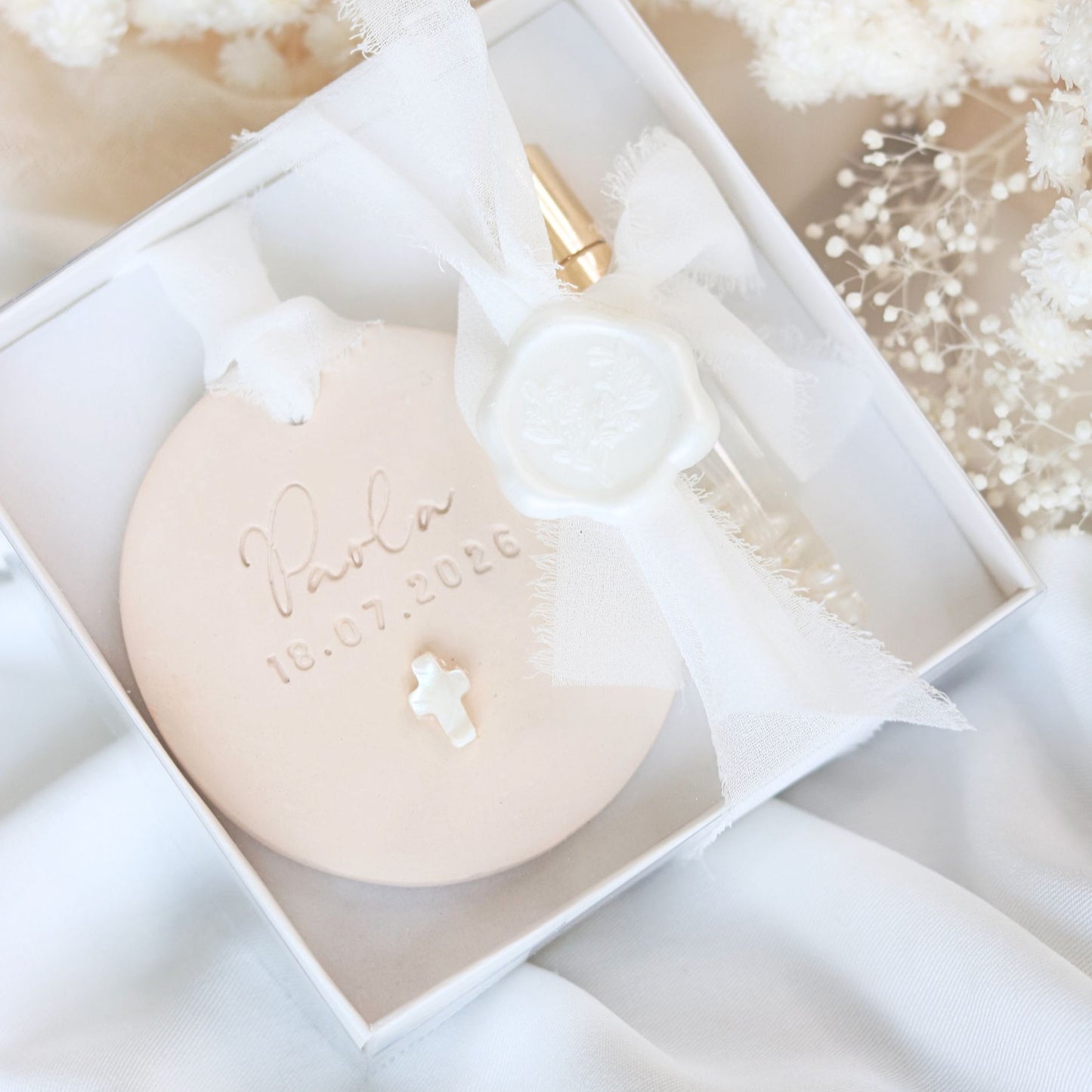 Cadeau Invité Baptème parfumé Arche